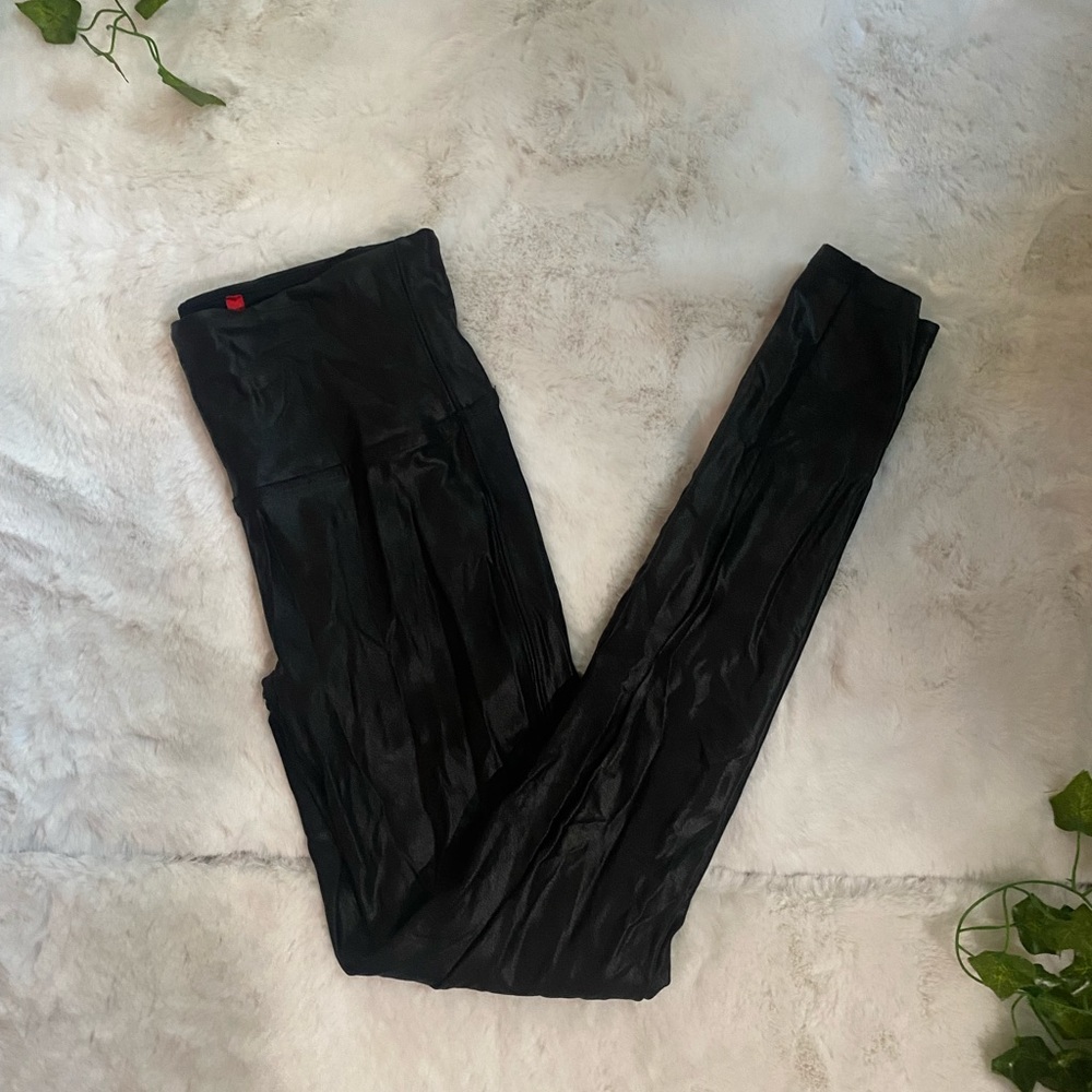 Spanx faux leather leggings